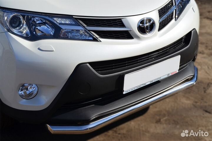 Защита бампера нержавейка Toyota Rav4 2013-2015