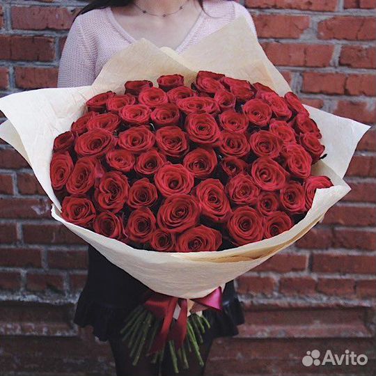 Букеты из роз 101 роза 51 201 Розы Пионы Гипсофила