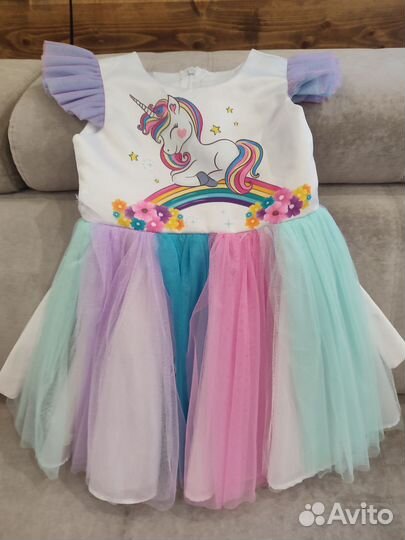Платье для девочки Единорог