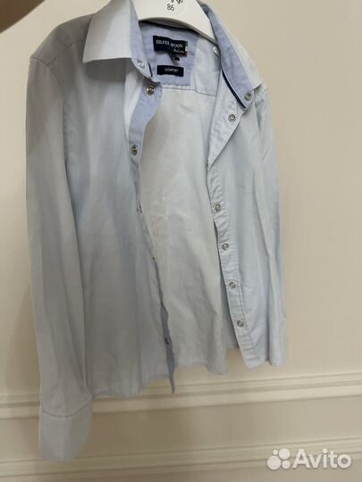 Silver spoon светло-голубая рубашка