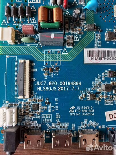 Main JUC7.820.00194894 hyundai H-LED40F401BS2