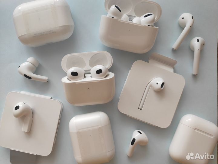 Левый/правый/кейс для AirPods (1/2/3/Pro/Pro2)