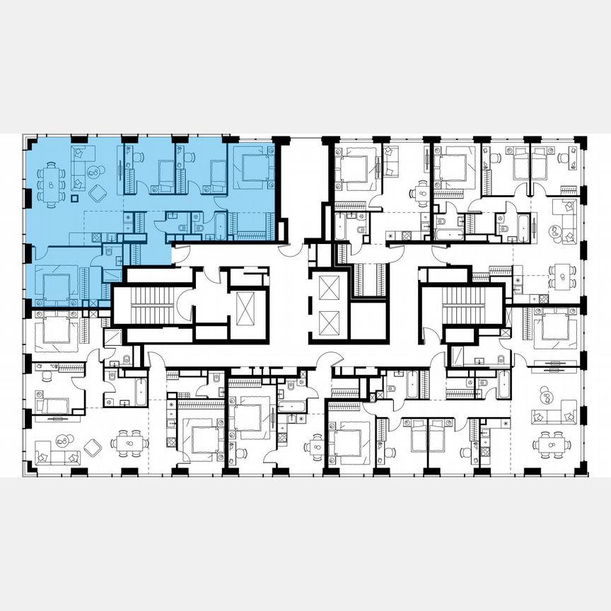 5-к. квартира, 121,1 м², 46/48 эт.