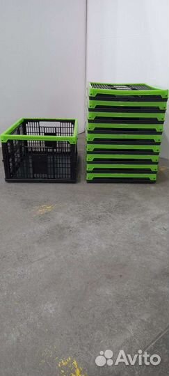 Ящик складной черно-зеленый