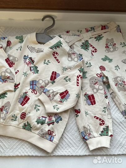 Домашний костюм h&m кофта и штаны 74 80