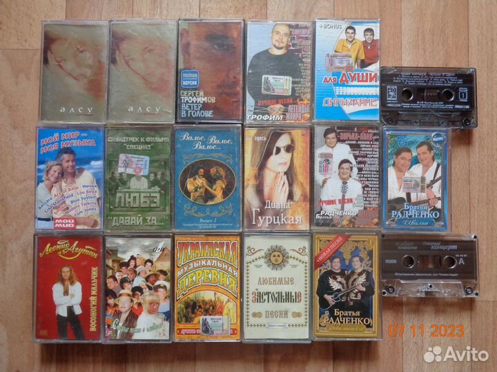 Аудиокассеты б/у