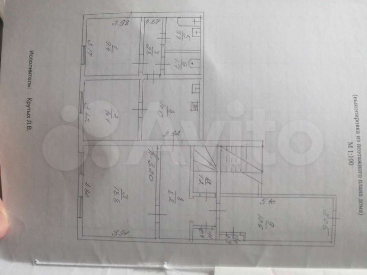 3-к. квартира, 79,5 м², 1/2 эт.