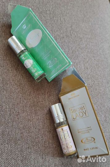 Духи женские на масляной основе 2 шт по 100 р