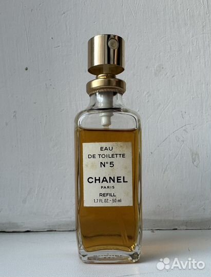 Chanel но 5 eau de toilette 50 мл винтаж 80е