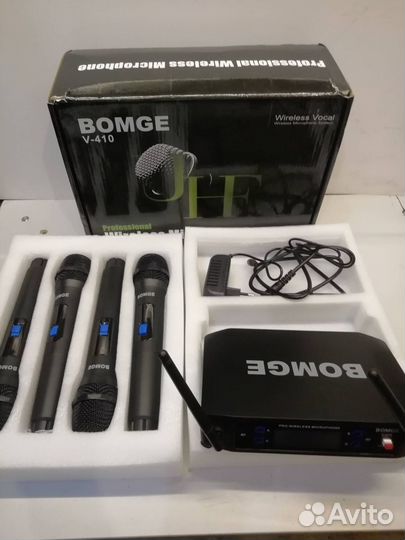 Радиомикрофон база + 4 микрофона