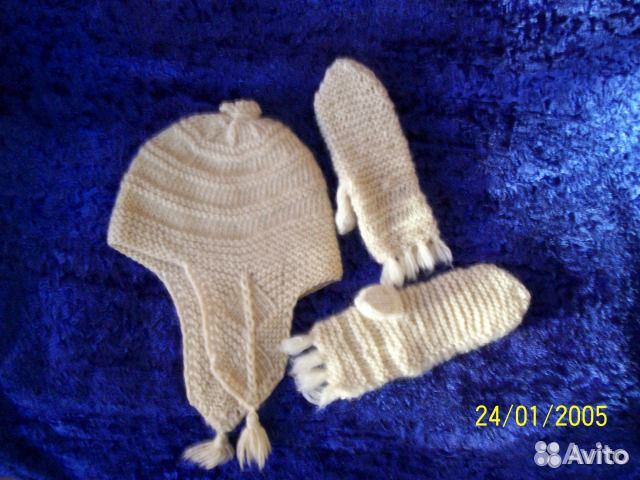 Шапочка варежки легинсы ч/ш