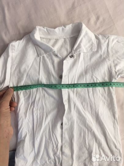 Джинсы и рубашка на мальчика 92-98