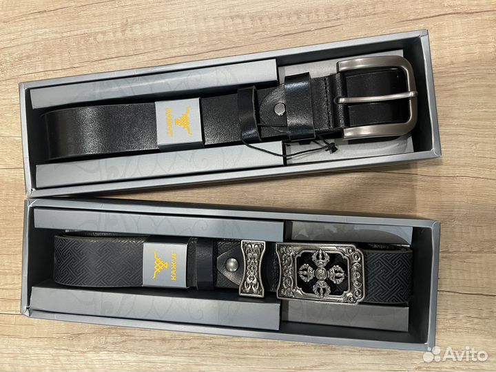 Мужской кожаный ремень Кажуг