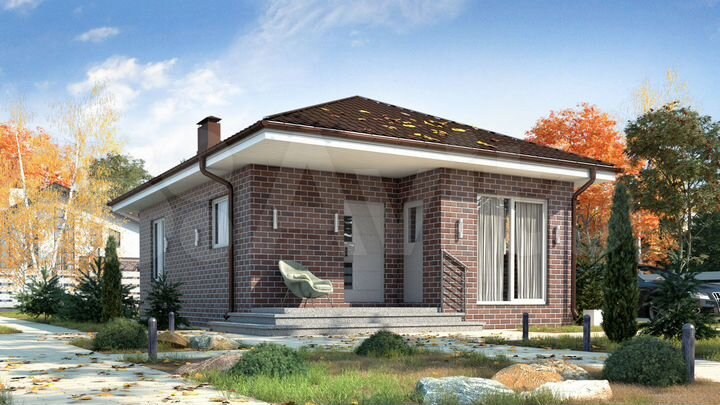 Дом 72 м² на участке 6 сот.