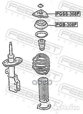 Опора переднего амортизатора pgss308F Febest