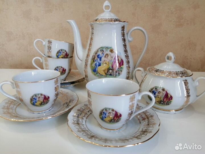 Фарфоровые сервизы гдр, Чехословакия, времен СССР