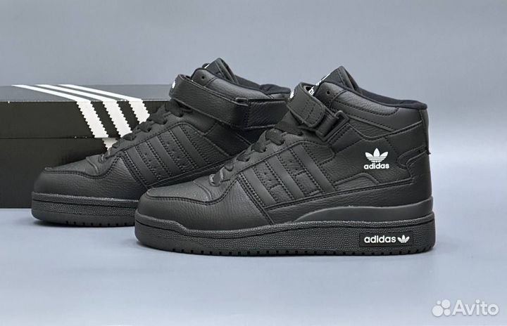 Кроссовки зимние Adidas Forum с мехом