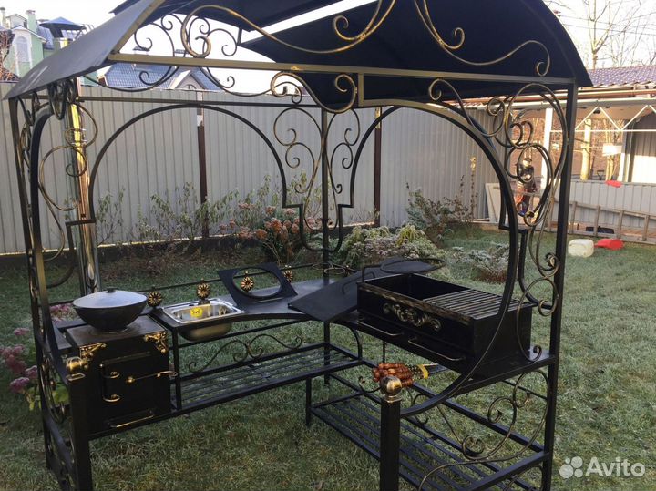 Мангал с вытяжкой