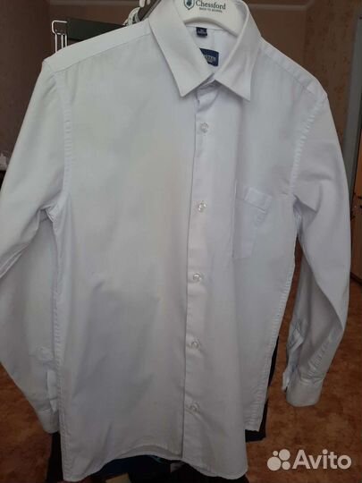 Школьные рубашки для мальчиков 134 140