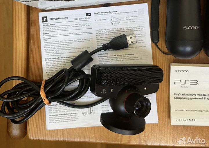 Набор ps3 move + камера + игры полный комплект