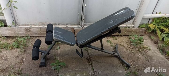 Гантели разборные обрезиненные, штанга, скамья