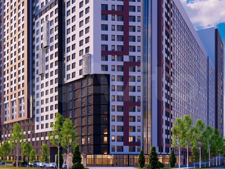 3-к. квартира, 53,2 м², 25/27 эт.