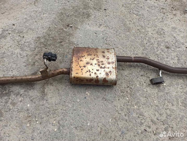 Труба выхлопная глушитель катализа Рено дастер 2