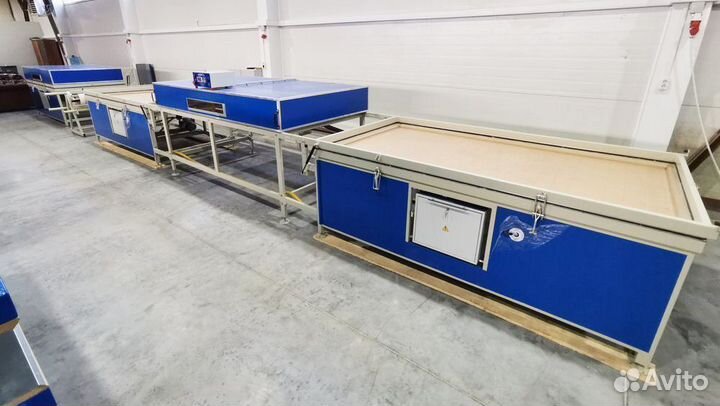 Двухстоловый термо-вакуумный пресс Корст для мдф