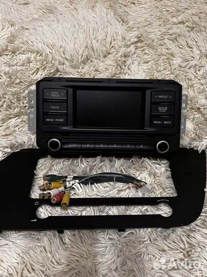 Заводская автомагнитола Kia Rio 4 Рестайлинг