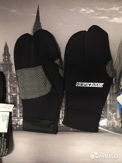 Велосипедные перчатки swisspro зимние сдвоенные па