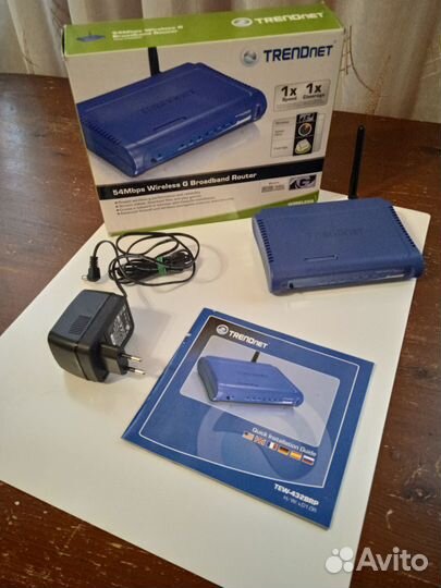 Trendnet роутер Wireless G 54Mbps (TEW-432BRP)