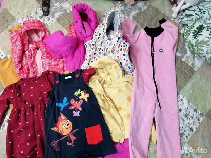 Продам вещи на девочку рост от104-116