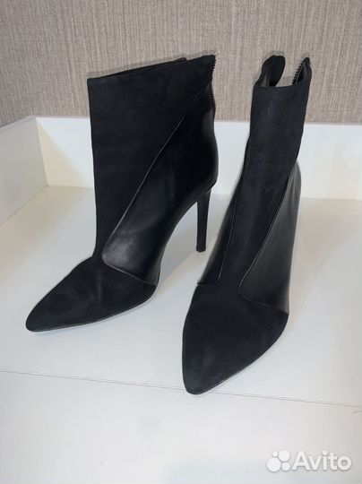 Ботильоны на каблуке zara 39 бу