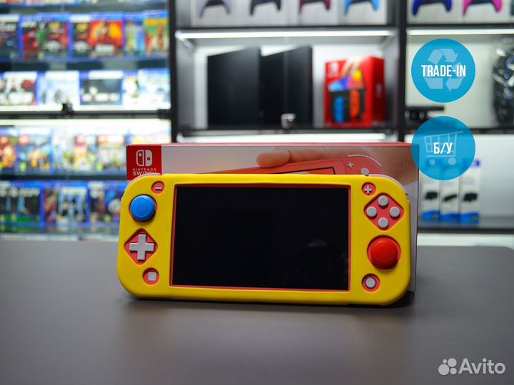 Nintendo Switch lite, прошитый, SD 128GB