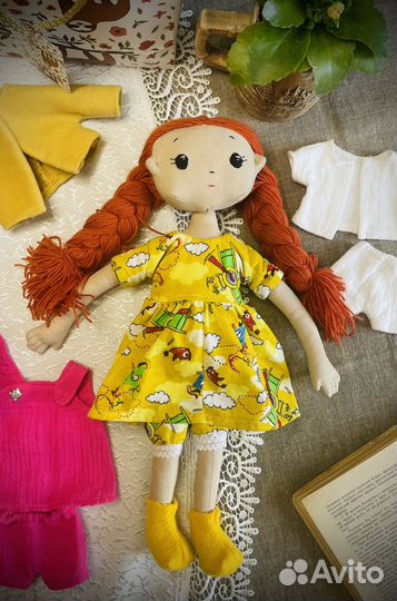 Кукла игровая текстильная с одеждой