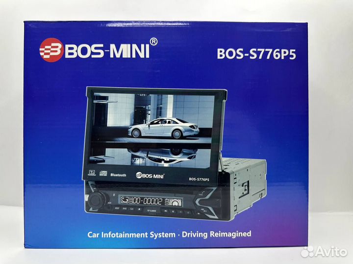 Автомагнитола 1 DIN BOS-MIN 7