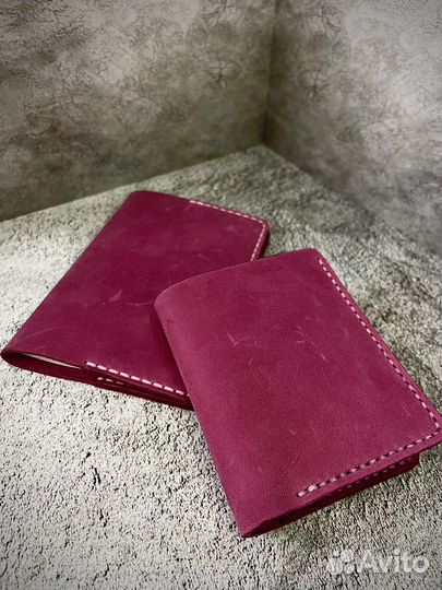 Обложка на паспорт и картхолдер