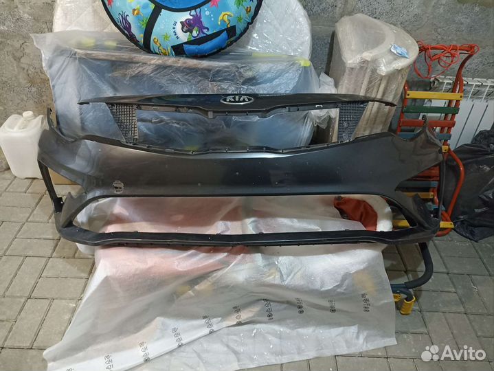 Передний бампер на kia optima 4