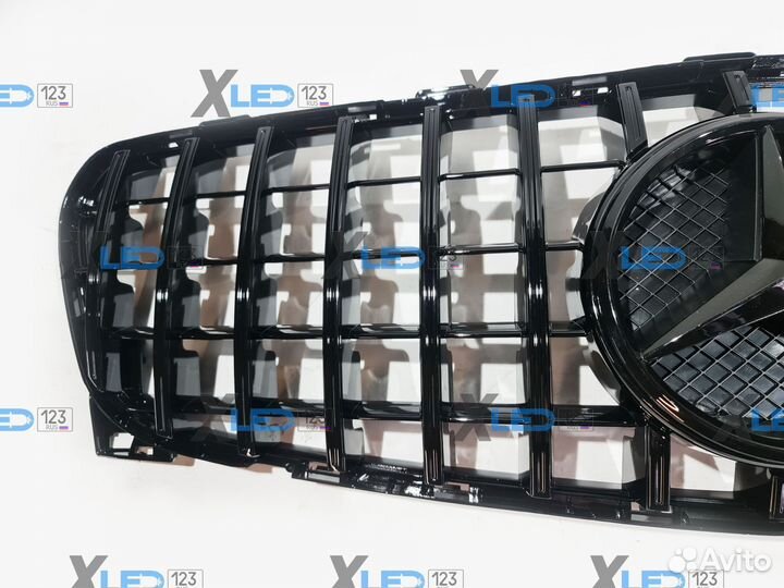 Решетка радиатора Mercedes W156 X156 GT AMG black