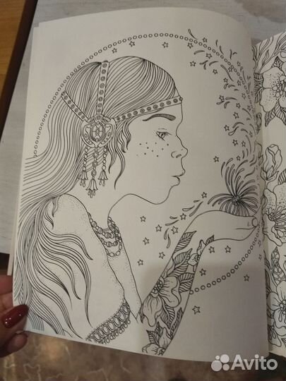 Оригинал раскраска Ханна Карлсон Сон в летнюю ночь