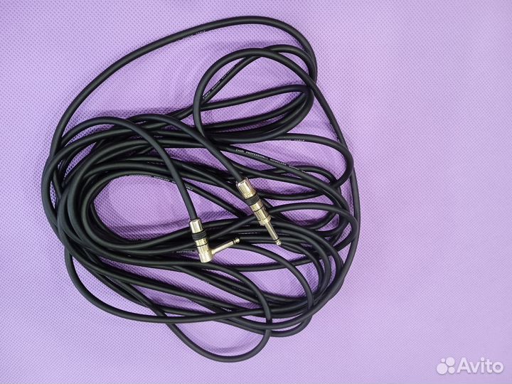 Кабеля XLR и Аудиокабеля для электрогитары