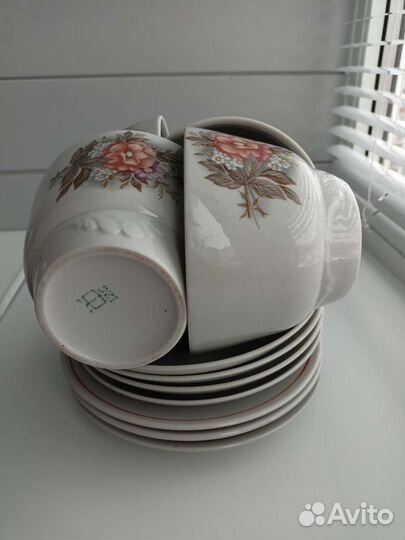 Наборы фарфоровой посуды времён СССР