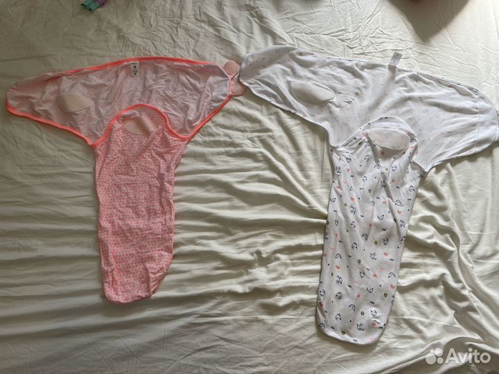 2 детские пеленки кокон Carters 6-9 мес