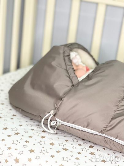 Конверт для новорожденного (зима)