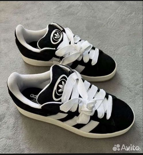 Кроссовки Adidas Campus 00s Black женские