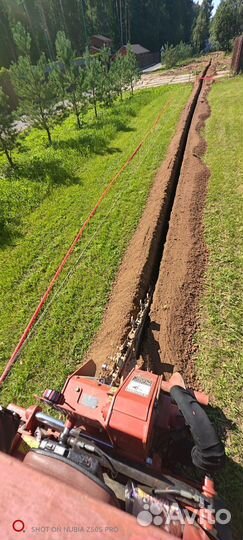 Услуги траншеекопателя