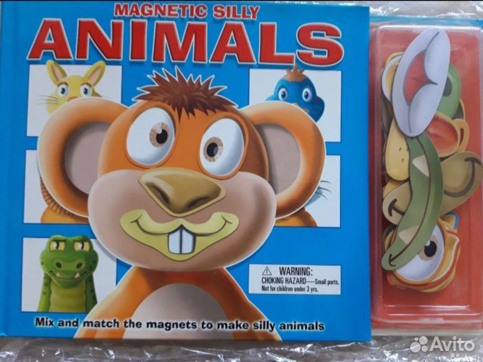 Магнитная книга-игра Животные