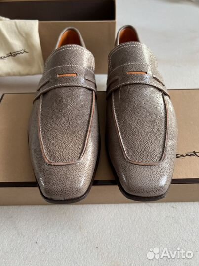 Мужские туфли santoni новые 6 27 cm