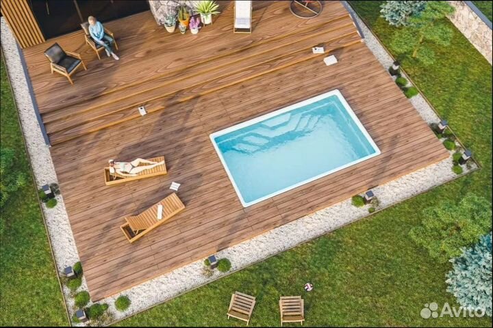 Композитный бассейн корсо ecoline