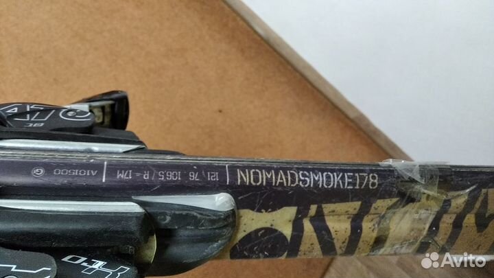 Лыжи горные Atomic и горнолыжные ботинки lange